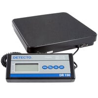 Cardinal Detecto DR150 150 lb. Portable Receiving Scale with Remote Display