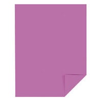 Astrobrights 21951 8 1/2 inch x 11 inch Outrageous Orchid Pack of 65# Smooth Color Paper Cardstock - 250 Sheets