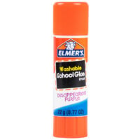 Elmer's E605 0.77 oz. Disappearing Purple School Glue Stick - 30/Box