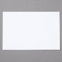 Oxford OXF 40EE 4 inch x 6 inch White Unruled Index Card - 100/Pack
