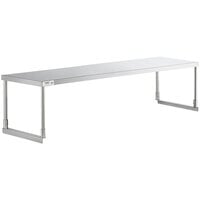 Regency Stainless Steel Single Deck Overshelf - 18" x 60" x 19 1/4"