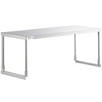 Regency Stainless Steel Single Deck Overshelf - 18" x 48" x 19 1/4"