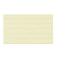 Oxford OXF 40280EE 3 inch x 5 inch Assorted Color Ruled Index Card - 100/Pack