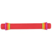 Mastrad A11870 16 inch French-Style Silicone Rolling Pin with Rings