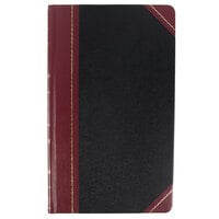 Boorum & Pease BOR 9-500-R 14 1/8 inch x 8 5/8 inch Black / Red Record and Account Book