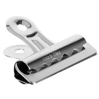 X-Acto 2002 1/2" Capacity Nickel-Plated Bulldog Clip - 36/Box