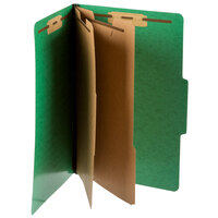 Pendaflex PFX 2257GR Legal Size Moisture-Resistant Classification Folder - 10/Box