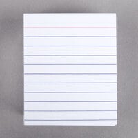 Oxford OXF 10009EE 3 inch x 2 1/2 inch White Ruled Mini Index Card - 200/Pack
