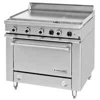 Garland 36ES32 Heavy-Duty Electric Range with 2 All-Purpose Top Sections and Storage Base - 240V, 3 Phase, 15 kW