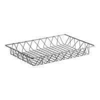 GET WB-953-SV POP Silver Wire Pastry Basket - 18" x 12" x 2"