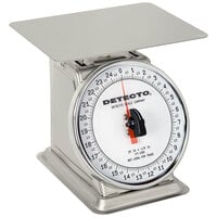 Cardinal Detecto PT-25-SR 25 lb. Stainless Steel Mechanical Portion Control Scale with Rotating Dial