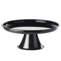 Cal-Mil P308 12 inch x 5 inch Black Acrylic Cake and Pie Pedestal