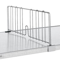Metro DD18FS 18 inch Super Erecta Stainless Steel Solid Shelf Divider