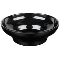 Thunder Group ML352BL Melamine 8 oz. Black Salsa Dish - 12/Pack