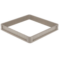 Vollrath CRA-32 Traex® Full-Size Beige Open Extender with Closed Sides