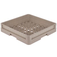 Vollrath CR1 Traex® Full-Size Beige 4 inch Open Rack with Closed Sides