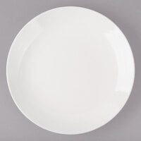 Bon Chef 1300007P Circles 8 5/8" White Porcelain Salad Plate - 24/Case