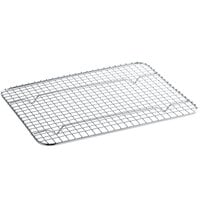 Choice 8 inch x 10 inch 1/2 Footed Pan Grate for Steam Table Pan
