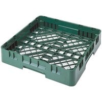 Cambro Sherwood Green Camrack Full Size Base Rack with Closed Sides