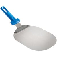 GI Metal1 14 1/2 inch Oval Pizza Serverwith Blue Handle AC-STP7