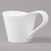 Bon Chef 5000000B Wide Rim 3 oz. White Bone China Espresso Cup - 36/Case