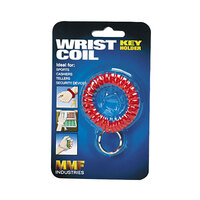Steelmaster 201450007 Red Wrist Coil with Key Ring
