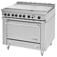 Garland 36ES39 Heavy-Duty Electric Range with 6 Boiler Top Sections and Storage Base - 208V, 3 Phase, 12 kW