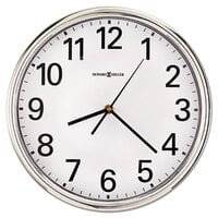 Howard Miller 625561 Hamilton 12" Silver Wall Clock