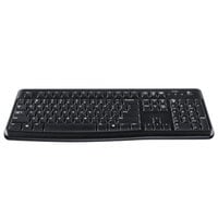 Logitech 920002478 K120 18 7/8 inch x 7 1/4 inch Wired Black Ergonomic Keyboard