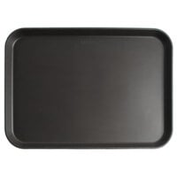 Cambro 1622CT110 Camtread® 16" x 22" Black Satin Non-Skid Serving Tray