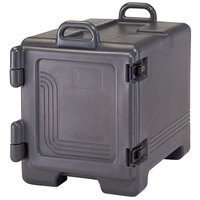 Cambro 1318CC615 Combo Carrier Charcoal Gray Front Loading Insulated Tray / Sheet Pan and Food Pan Carrier