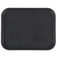 Cambro 1418CT110 Camtread® 14" x 18" Black Non-Skid Serving Tray