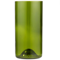 Libbey 97284 16 oz. Green Repurposed Wine Bottle Tumbler - 12/Case