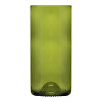 Libbey 97284 16 oz. Customizable Green Repurposed Wine Bottle Tumbler - 12/Case