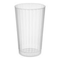 WNA Comet CC12240 Classicware 12 oz. Tall Clear Plastic Fluted Tumbler - 20/Pack