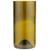 Libbey 97282 16 oz. Dark Olive Repurposed Wine Bottle Tumbler - 12/Case