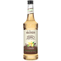 Monin 750 mL Zero Calorie Natural Vanilla Flavoring Syrup