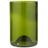 Libbey 97287 12 oz. Green Repurposed Wine Bottle Tumbler - 12/Case