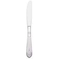 Walco 80451 Art Deco 9 1/4 inch 18/10 Stainless Steel Extra Heavy Weight European Table Knife - 12/Case
