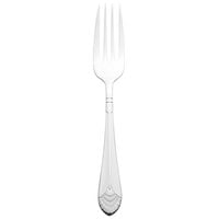 Walco WL80051 Art Deco 8 1/8" 18/10 Stainless Steel Extra Heavy Weight European Table Fork - 24/Case