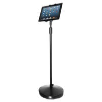 Kantek TS890 Black Adjustable Tablet Floor Stand