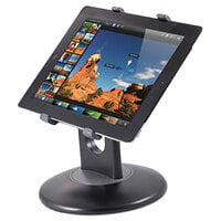 Kantek TS710 Black Swivel Base Tablet Stand