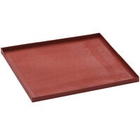 Merrychef 32Z4100 11 inch x 11 inch Red Teflon® Coated Solid Bottom Basket
