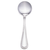 Walco 2712 Colgate 6 1/4 inch 18/0 Stainless Steel Heavy Weight Bouillon Spoon   - 36/Case