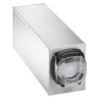 Vollrath K58821 LidSaver™ 3 Stainless Steel 1-Slot Countertop Lid Dispenser Cabinet