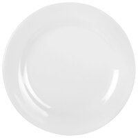 Thunder Group 1007TW Imperial 6 7/8 inch White Wide Rim Round Melamine Plate - 12/Pack