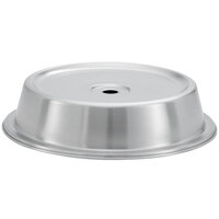 Vollrath 62303 9 7/16 inch to 9 1/2 inch Satin Finish Stainless Steel Dome Plate Cover - 12/Pack