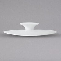 Villeroy & Boch 10-4510-0980 Modern Grace White Bone Porcelain Sugar Bowl Lid - 6/Pack