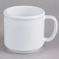 Thunder Group CR9035W 10 oz. White Melamine Mug   - 12/Pack