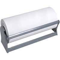 Bryco Goods Paper Roll Dispenser and Cutter - Long 24' Roll Paper Holder - Great Butcher Paper Dispenser Wrapping Paper Cutter Craft Paper Holder or V